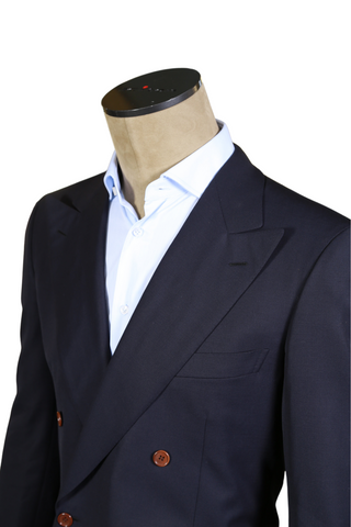 Brioni Midnight Blue Solid Double Breasted Suit