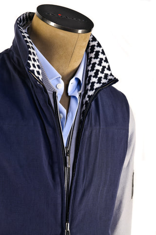 Kired Gange Reversible Silk-Linen Vest