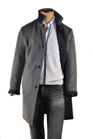 Kired Peak Reversible Cashmere Overcoat