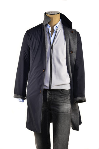 Kired Peak Reversible Cashmere Overcoat