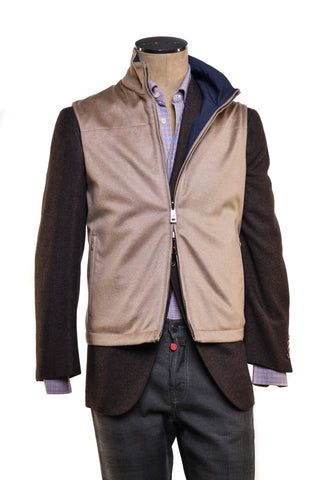 Kired by Kiton Gange Reversible Cashmere Vest