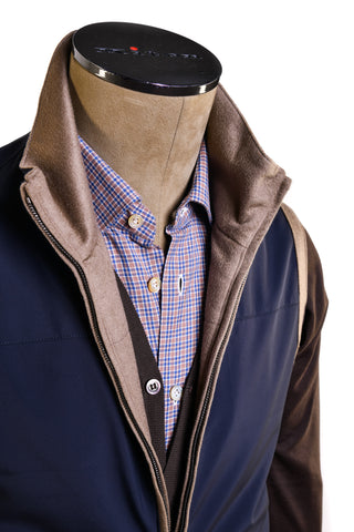 Kired by Kiton Gange Reversible Cashmere Vest