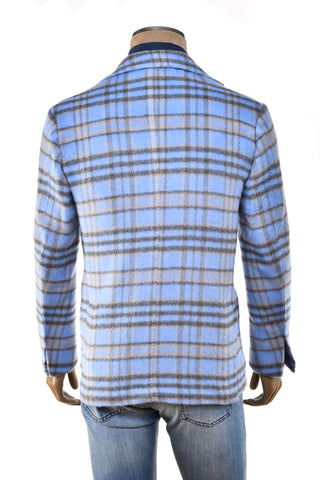 Sartorio Plaid Alpaca/ Wool Sport Jacket