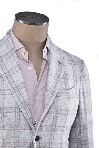 Sartorio Windowpane Cashmere Sport Jacket