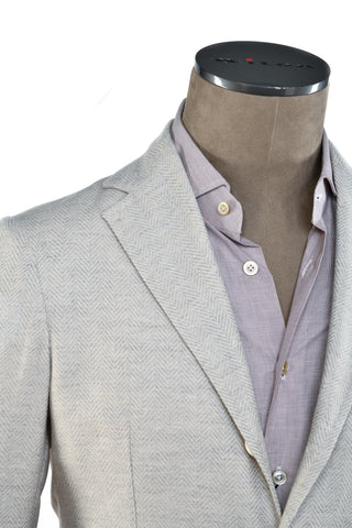 Sartorio Herringbone Virgin-Wool Sport Jacket