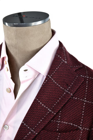 Sartorio Windowpane Cashmere Sport Jacket