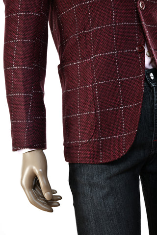 Sartorio Windowpane Cashmere Sport Jacket