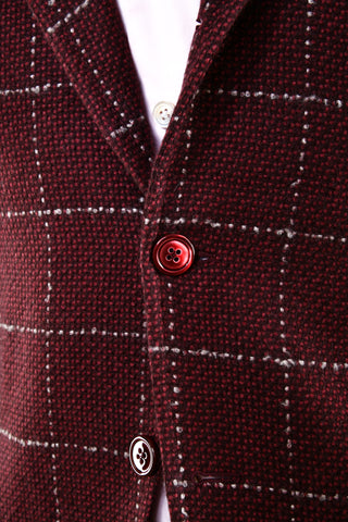 Sartorio Windowpane Cashmere Sport Jacket