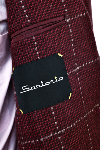 Sartorio Windowpane Cashmere Sport Jacket