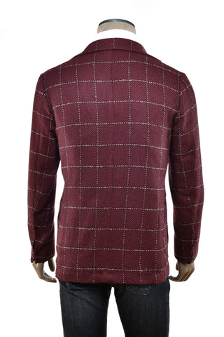 Sartorio Windowpane Cashmere Sport Jacket