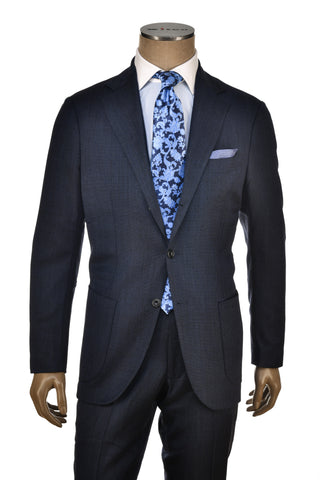 Sartorio Midnight-Blue Birdseye Virgin-Wool Suit