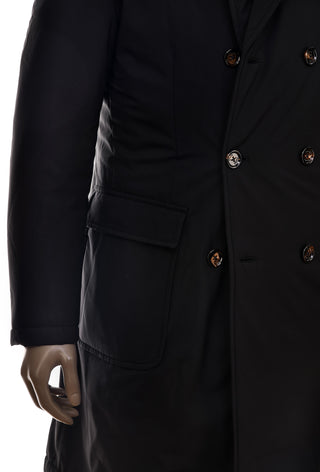 Kired by Kiton Ofu Double-Breasted Raincoat