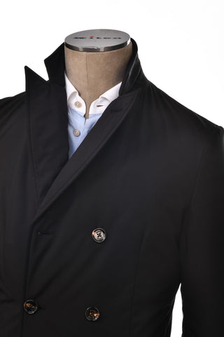 Kired by Kiton Ofu Double-Breasted Raincoat