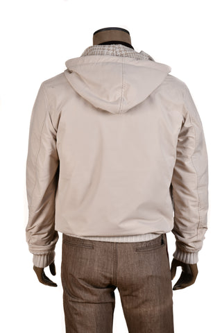 Kired Barwa Cream-Tan Prince of Wales/ Tan Reversible Jacket