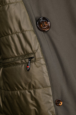 Kired by Kiton Ofu Double-Breasted Raincoat