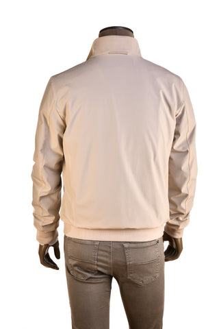 Kired by Kiton Beige/ Dark-Blue Reversible Jacket