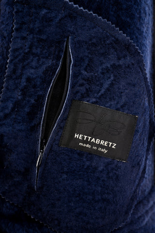 Hettabretz Belted Shearling Overcoat