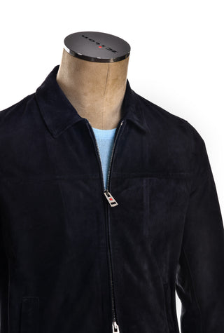 Kired Juan Lambskin Suede Zip-Up Jacket