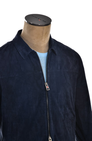 Kired Juan Lambskin Suede Zip-Up Jacket