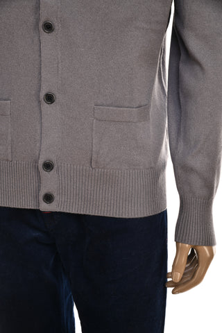 Manrico Cashmere Button Down V-Neck Cardigan