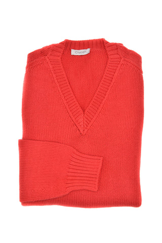 Cruciani Cotton V-Neck Sweater