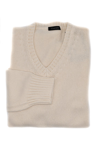 Cruciani Cotton V-Neck Sweater