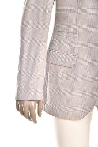 Brunello Cucinelli Glen Check Cotton Sport Jacket