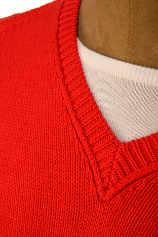 Cruciani Cotton V-Neck Sweater