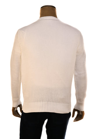 Cruciani Cotton V-Neck Sweater