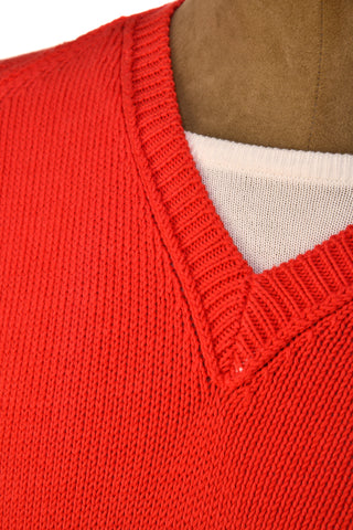 Cruciani Cotton V-Neck Sweater