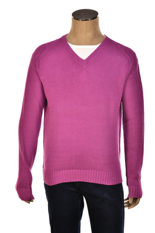 Cruciani Cotton V-Neck Sweater