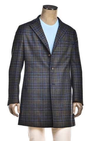 Fiore di Napoli Patterned Wool-Cashmere Overcoat