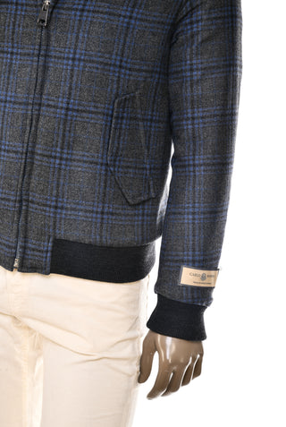 Carlo Barbera Beto Double Windowpane Cashmere Jacket