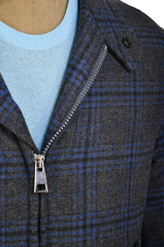 Carlo Barbera Beto Double Windowpane Cashmere Jacket