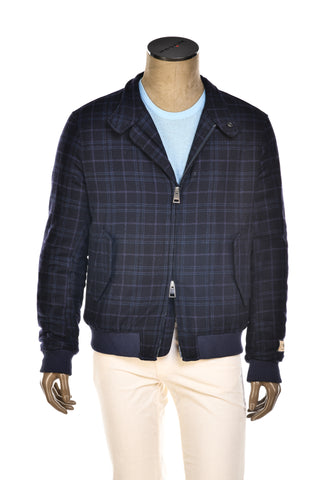 Carlo Barbera Beto Glen Check Plaid Cashmere Jacket