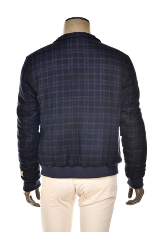 Carlo Barbera Beto Glen Check Plaid Cashmere Jacket