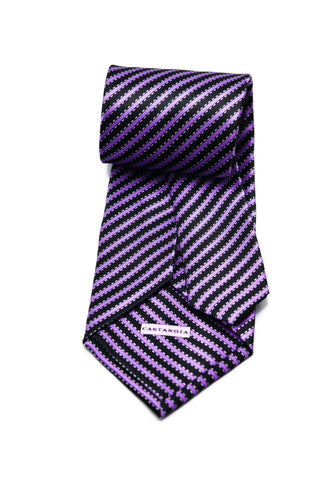 Castangia Striped Silk Tie