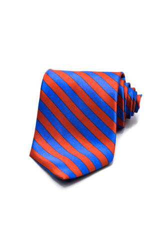 Castangia Striped Silk Tie