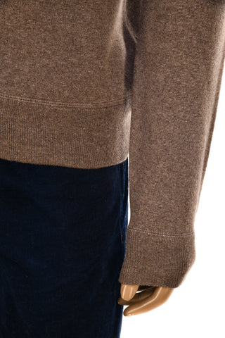 Manrico Cashmere Mock Neck Zip-Up Sweater