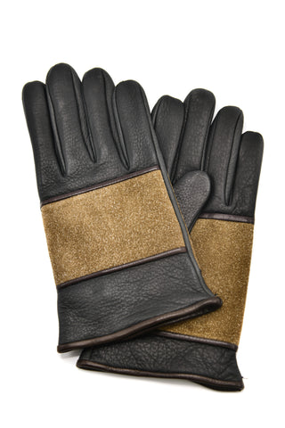 Mario Portolano Leather Slip On Gloves