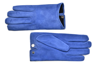 Mario Portolano Suede Button Clasp Gloves