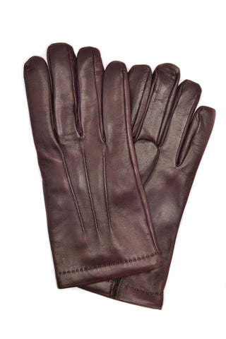 Mario Portolano Leather Slip On Gloves