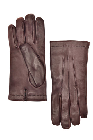 Mario Portolano Leather Slip On Gloves