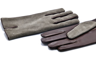 Mario Portolano Leather/Suede Slip On Gloves