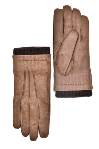 Mario Portolano Leather Thick Gloves