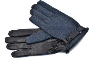 Mario Portolano Leather/Suede Belt Gloves