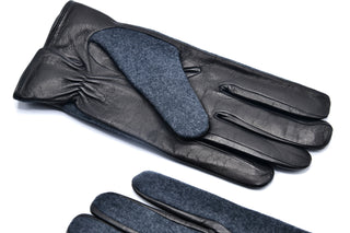 Mario Portolano Leather/Suede Belt Gloves