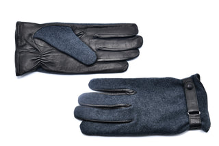 Mario Portolano Leather/Suede Belt Gloves