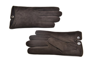 Mario Portolano Suede Button Clasp Gloves