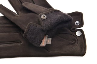 Mario Portolano Suede Button Clasp Gloves